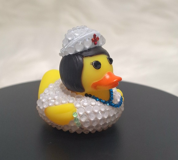 Nurse Bling Rubber Duck, Jeep Rubber Duck Nurse, Bedazzled Nurse, Duck N… - Picture 3 of 9